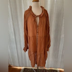 Johnny Was Jade Dress Orla Mini Size XL